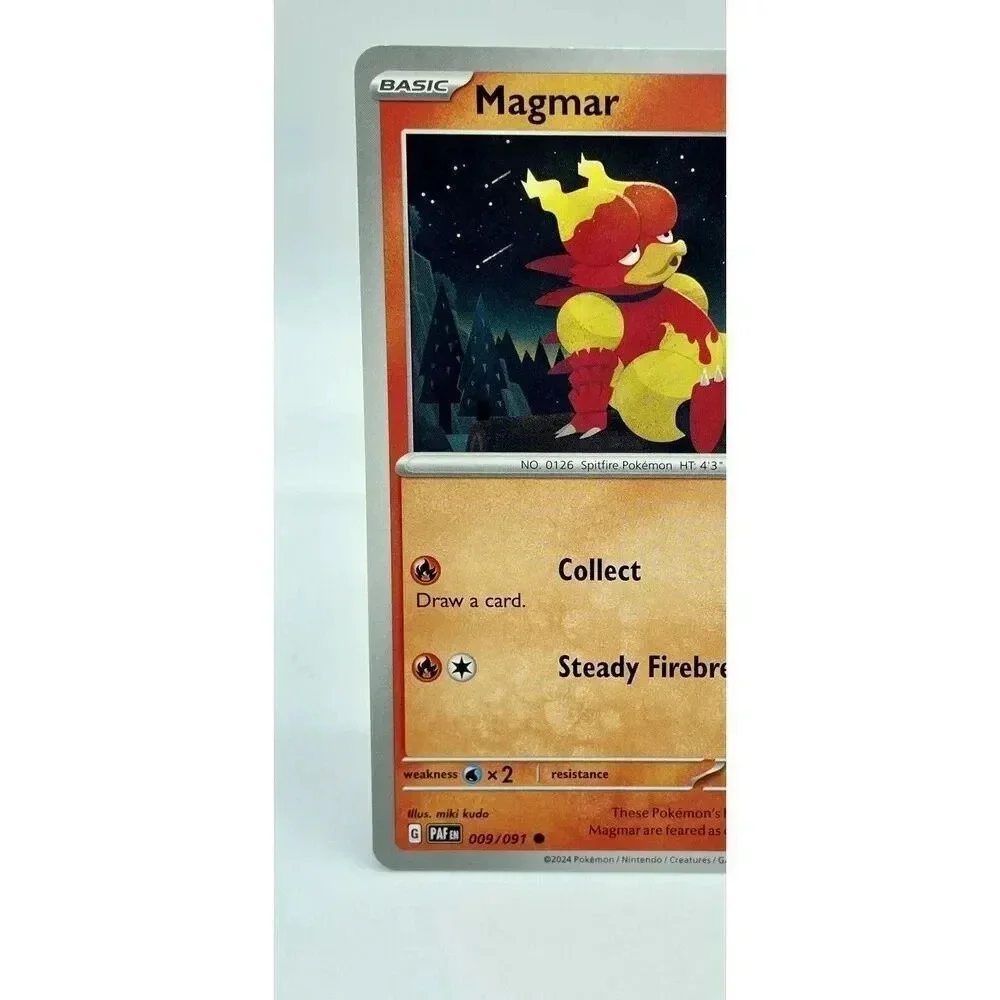 Magmar‎ 009/091 S & V: Paldean Fates Non-Holo Pokemon TCG Mint Unplayed
